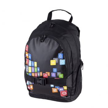 Рюкзак"Walker Fun iBag" 27х46х20см черный