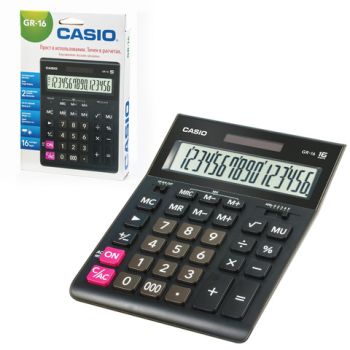 Калькулятор "Casio GR-16-W-EH"