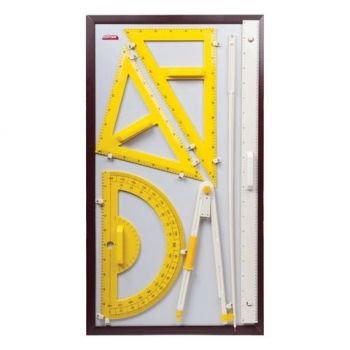 Набор чертежный"Boardsys" для классной доски (5 предметов)