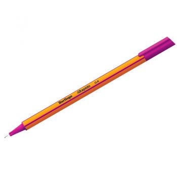Ручка капиллярная "Berlingo Rapido" сиреневая, 0,4мм, трёхгранная.