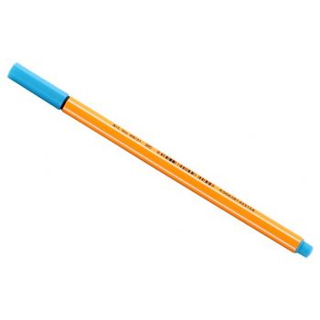 Ручка капиллярная голубая "Stabilo".