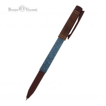 Ручка шар.синяя "FreshWrite.Джинса" 0,7мм