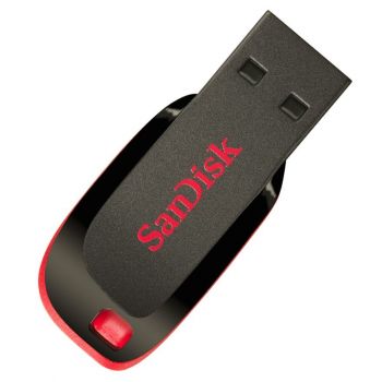 Флеш накопитель 16Gb SanDisk CZ50 черно-красный