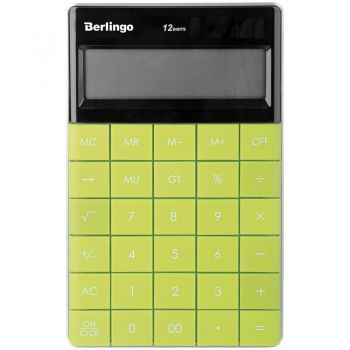 Калькулятор "Berlingo CIG_100" 12-разр. зелёный