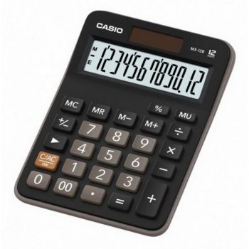 Калькулятор Casio MX-12B-W-EC черный