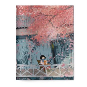 Тетрадь 40л. клетка "Sakura Dreaming"