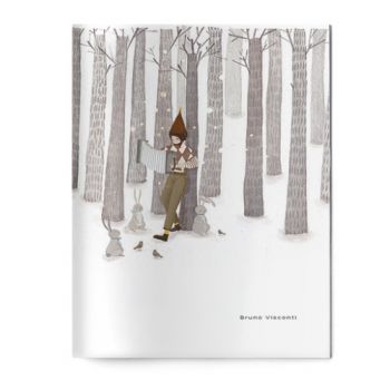Тетрадь 40л. клетка "Winter Forest"