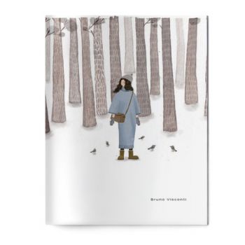Тетрадь 40л. клетка "Winter Sketch"