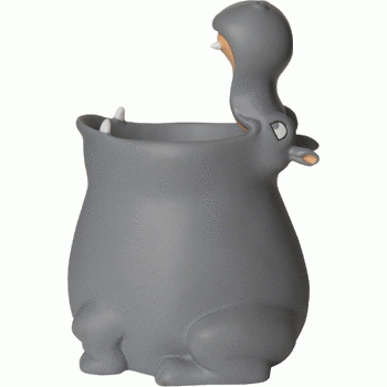 Подставка д/пишуших принадлежностей "deVente. Hippo" 8,9х9х12,5см, в форме бегемота