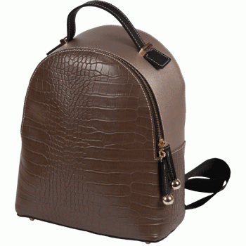 Рюкзак подростковый "DeVente" 29х23х11см, бежевый с коричневым