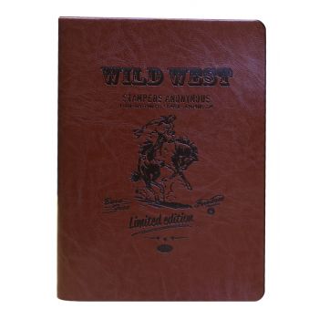 Ежедневник недатир. А5 "Infolio. Wild west" 320 стр., интегральный переплёт