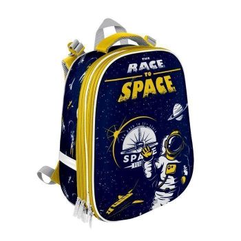 Ранец "Ergonomic+. Race to space" 38х28х16см, 2 отд., облегчённый EVA-каркас