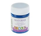 Акрил. Синий тёмный матовый 50мл "Decola"