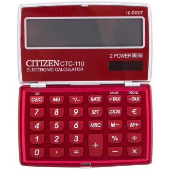 Калькулятор "Citizen CTC-110RDWB" 10разр. дв.пит.