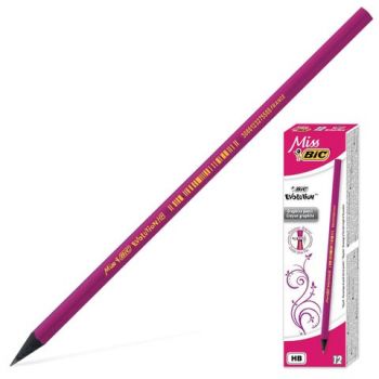 Карандаш ч/г НВ "Evolution Miss Bic"