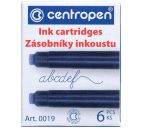 Картридж синий "Centropen" д/перьевой ручки 6шт