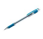 Ручка шар.синяя "Berlingo I-10" 0,4мм с резиновым захватом