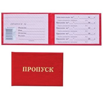 Бланк "Пропуск"