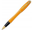 Ручка роллер "Parker Urban Premium Mandarin Yellow" чёрная, 0,5мм