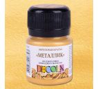 Акрил. Золото сусальное металлик 20мл "Decola"