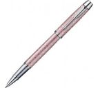 Ручка роллер "Parker IM Premium Pink Pearl" чёрная, 0,8мм