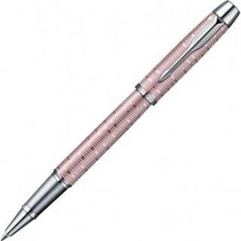 Ручка роллер "Parker IM Premium Pink Pearl" чёрная, 0,8мм
