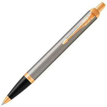 Ручка шар."Parker IM Brushed Metal GT" синяя, 1мм