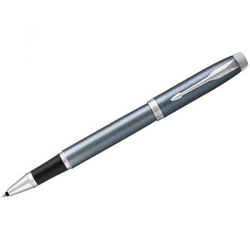 Ручка роллер "Parker IM Light Blue Grey CT" черная, 0,8мм