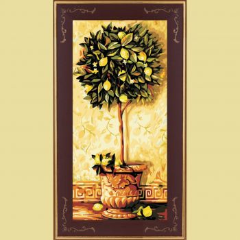 Картина по номерам "Лимонное дерево"