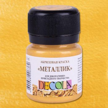 Акрил. Золото инков металлик 20мл "Decola"