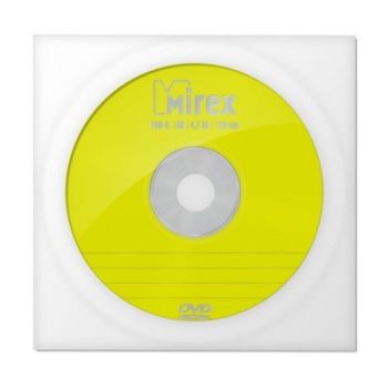Диск DVD-R "Mirex" 4,7Gb 16x конверт (1)