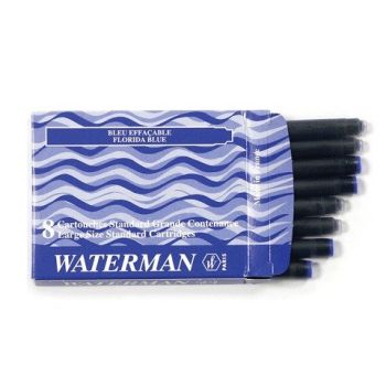 Картриджи синие "Waterman" 8Large