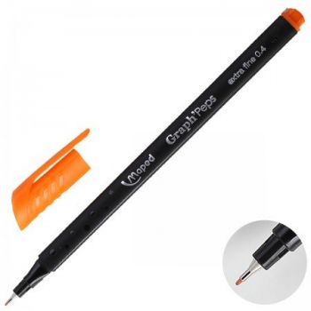 Ручка капиллярная (линер) черная 0,5мм "Schneider. Pictus"