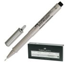 Ручка капиллярная (линер) черная "Ecco Pigment" 0,2мм