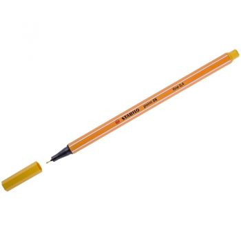 Ручка капиллярная жёлтая "Stabilo.Point"