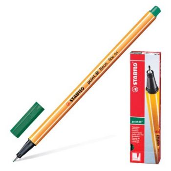 Ручка капиллярная зеленовато-бирюзовая "Stabilo.Point"