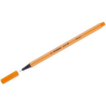 Ручка капиллярная оранжевая "Stabilo.Point"