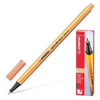 Ручка капиллярная светло-телесная "Stabilo.Point"