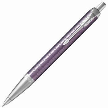 Ручка шар. "Parker IM Premium Dark Violet CT" синяя, 1мм