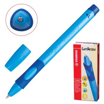 Ручка шар.синяя д/левшей "Stabilo.Left" р/цв.