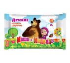 Салфетки влажные Маша и Медведь 20шт детские