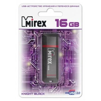 Флеш накопитель 16Gb Mirex Knight USB 2.0 черный
