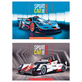 Альбом д/рисования 40л. А4 "Cool sport car"