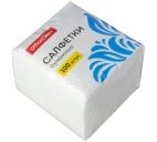 Салфетки бумажные 24х24см 100шт."OfficeClean" белые
