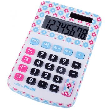 Калькулятор "Milan" 8разр. дв.пит., в клеточку