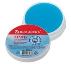 Смачиватель для пальцев гелевый 25г "Brauberg" голубой с ароматом жасмина