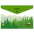 Конверт на кнопке А4 "Green series" 180мкм с рисунком