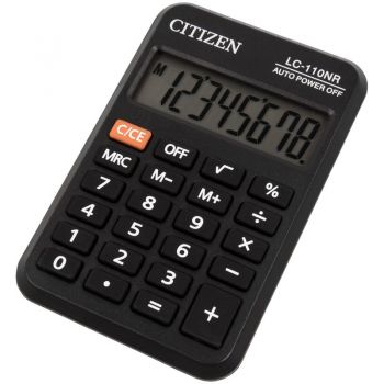 Калькулятор "Citizen LC-110NR" 8 разр.чёрный