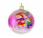 Шар "Детство" 8,5см, стекло
