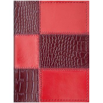 Обложка д/паспорта "Patchwork" кожа, ассорти